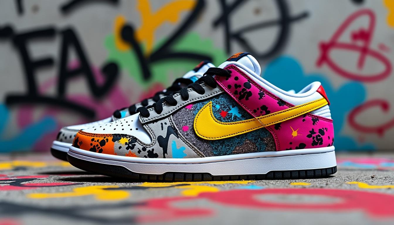 découvrez la collaboration audacieuse entre futura et nike sb dunk low, une fusion parfaite de créativité et de style qui redéfinit les tendances de la mode. explorez des designs uniques et une esthétique innovante qui repoussent les limites du streetwear.