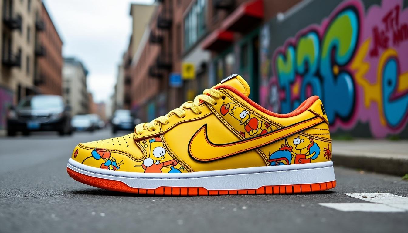 découvrez l'univers captivant des nike sb dunk low 'bart simpson'. plongez dans l'histoire de cette sneaker emblématique, inspirée du célèbre personnage de la série animée, et explorez son style audacieux qui allie confort et tendance. un incontournable pour les passionnés de sneakers et de culture pop.