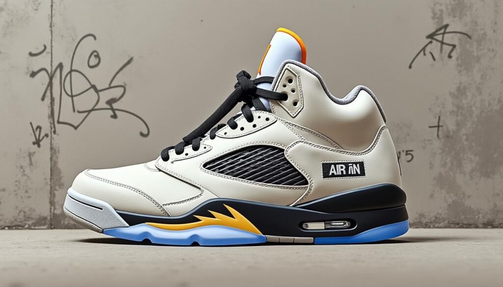 plongez dans l'univers exclusif de la collaboration entre off-white et air jordan 5 'muslin'. découvrez comment cette paire iconique allie design avant-gardiste et héritage sportif, offrant une fusion unique qui séduit les passionnés de sneakers et de mode.