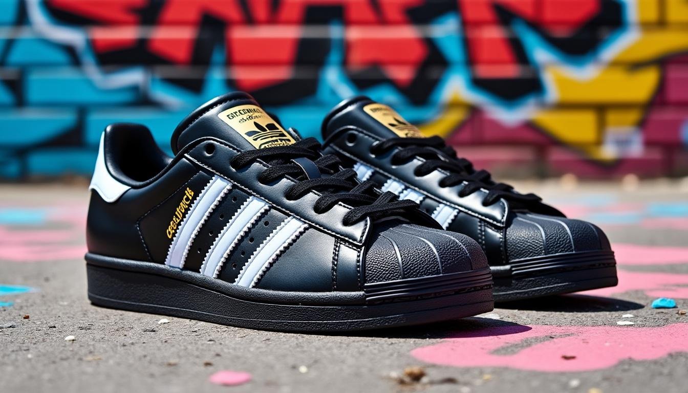 découvrez l'adidas superstar, la sneaker emblématique au design shell-toe qui a révolutionné le streetwear et le hip-hop depuis des décennies. alliant confort inégalé et style iconique, cette chaussure est un véritable symbole de culture urbaine.