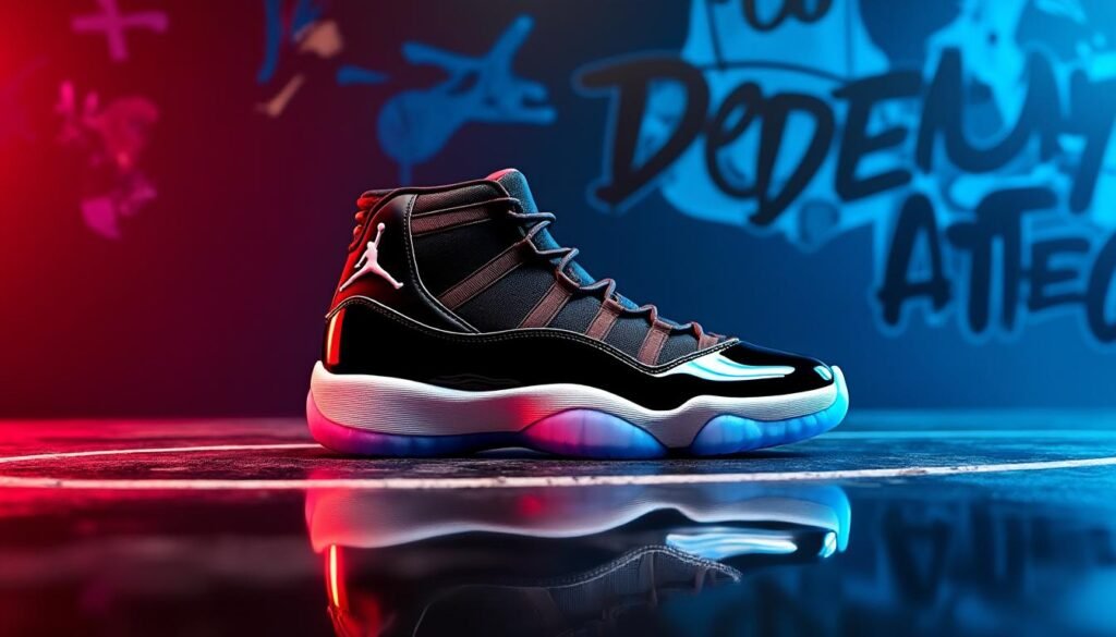 découvrez l'air jordan 11, la sneaker iconique en cuir verni qui a marqué un tournant dans l'univers des sneakers. alliant style et performance, cette chaussure emblématique de la ligne jordan offre un confort inégalé et une esthétique inoubliable. plongez dans l'histoire de cette légende et apprenez comment elle a révolutionné le monde du basket et de la mode.