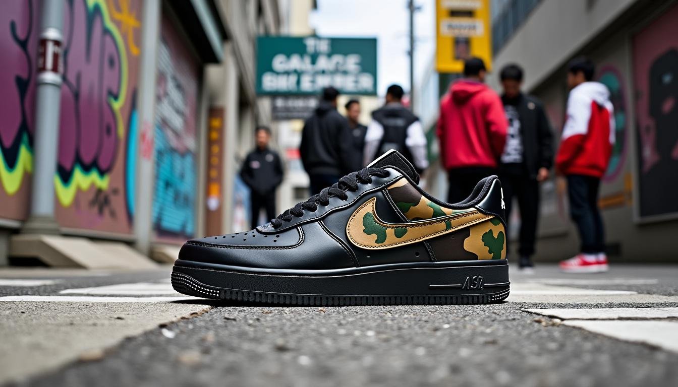 découvrez la bape sta, la sneaker streetwear japonaise qui révolutionne le monde de la mode en défiant les classiques nike. alliant style audacieux et confort inégalé, cette sneaker emblématique est incontournable pour les passionnés de streetwear.