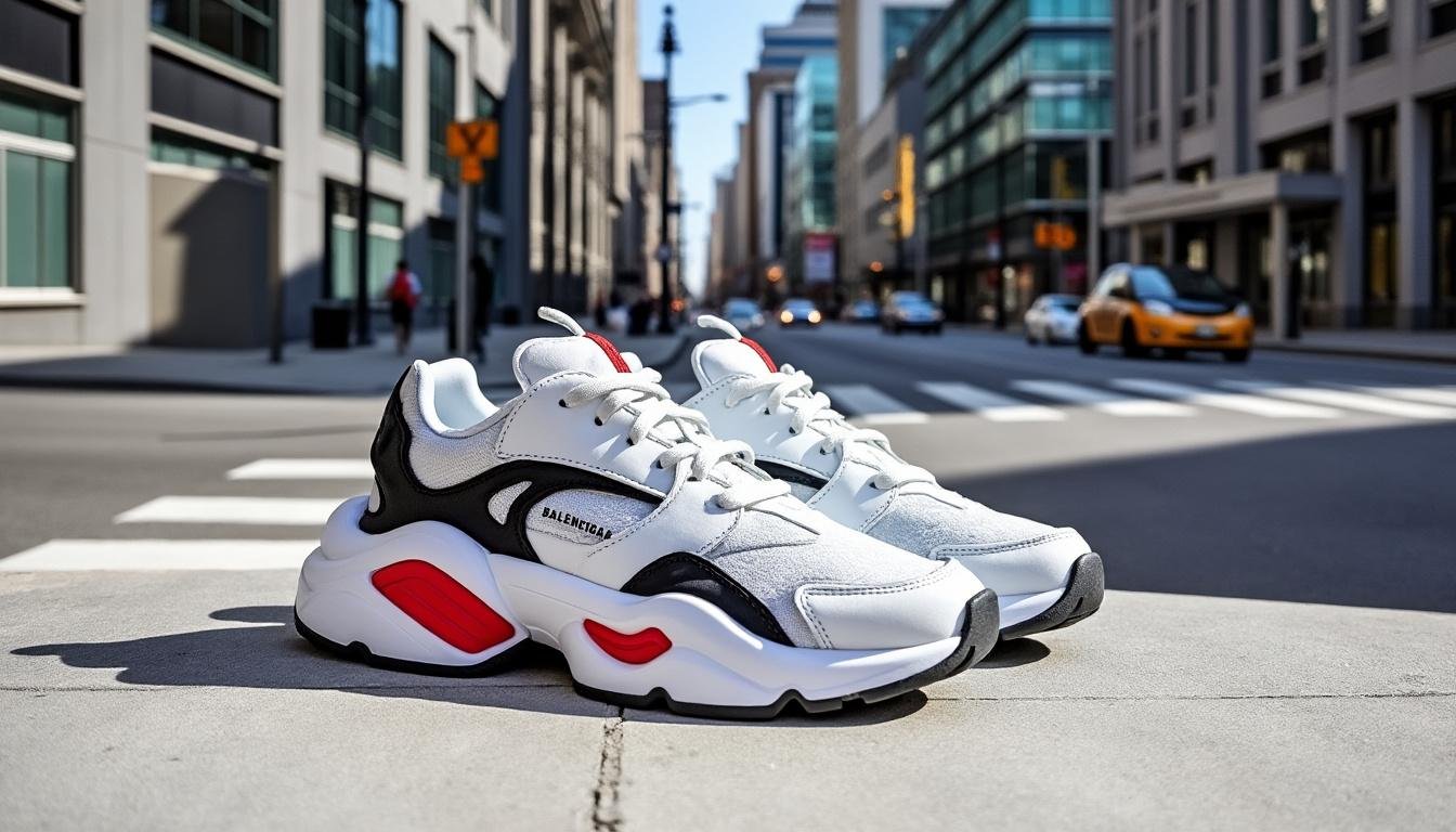 découvrez le phénomène balenciaga triple s, la sneaker emblématique qui redéfinit les tendances de la mode en 2025. alliant style audacieux et confort inégalé, ce modèle incontournable fait le bonheur des passionnés de mode du monde entier. plongez dans l'univers créatif de balenciaga et explorez comment cette chaussure devient un symbole d'innovation et de luxe.