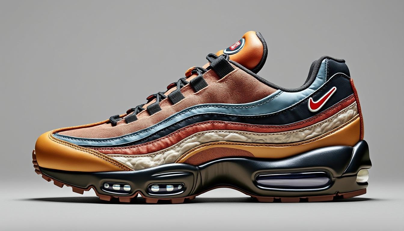 découvrez la nike air max 95, une fusion parfaite entre design inspiré de la nature et éléments sculpturaux du corps humain. plongez dans l'anatomie d'une sneaker iconique qui allie confort, innovation et style audacieux, et explorez comment chaque détail rend hommage à l'esthétique naturelle.