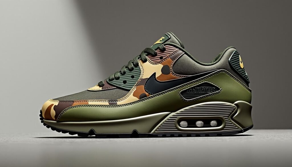 plongez dans l'univers de la sneaker avec la nouvelle nike air max 90 'reverse duck camo'. alliant style audacieux et confort inégalé, ce modèle emblématique se réinvente avec un design camouflé unique. ne manquez pas l'occasion de redécouvrir ce classique modernisé.