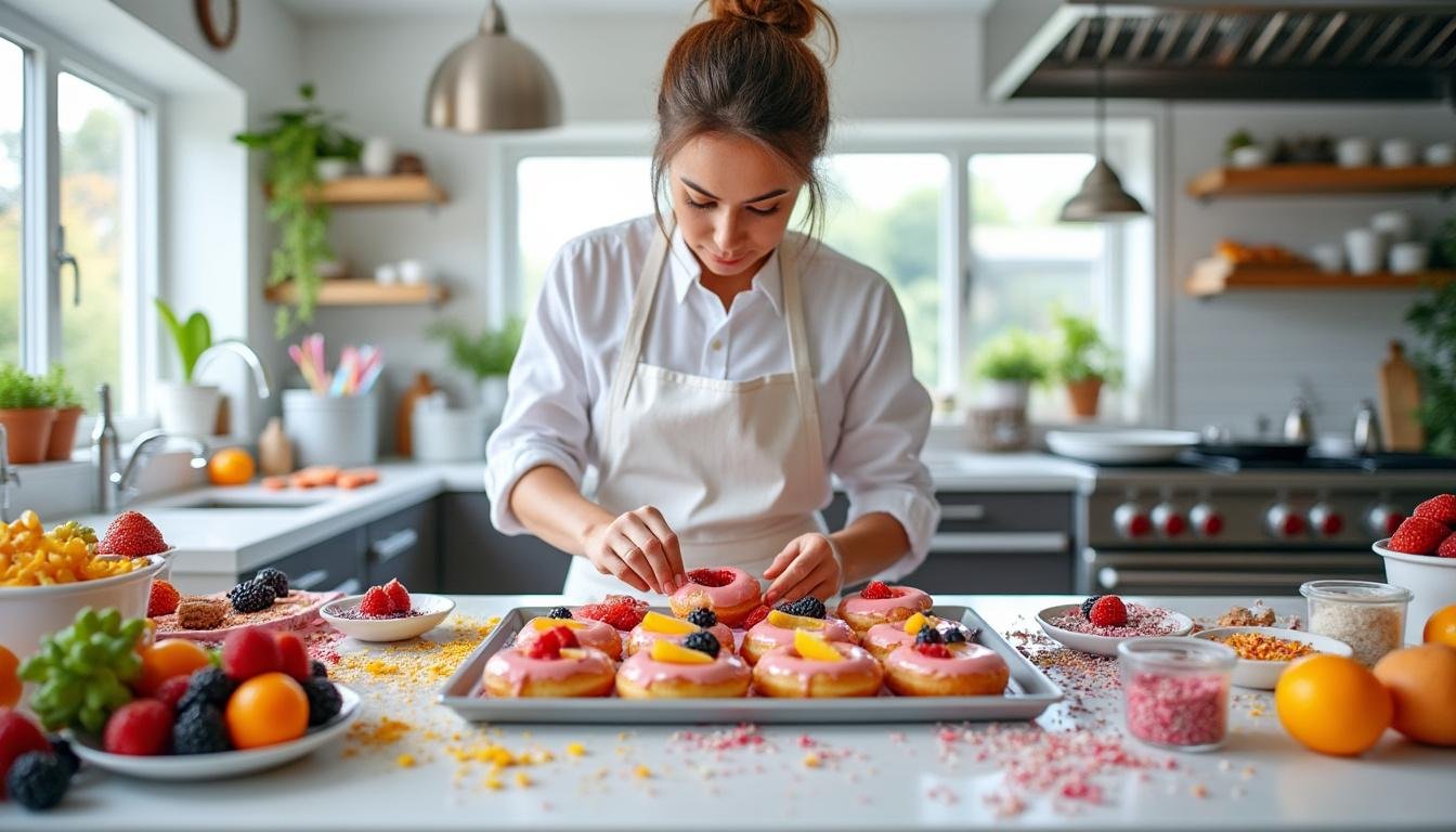 plongez dans l’univers sucré de la maison du donut : une pâtisserie artisanale où saveurs, fraîcheur et gourmandise sont au rendez-vous. offrez-vous un moment d’évasion avec nos donuts frais et généreux !