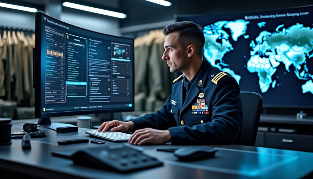 optimisez la gestion de vos tenues et équipements militaires grâce à notre solution en ligne innovante, sécurisée et facile à utiliser.