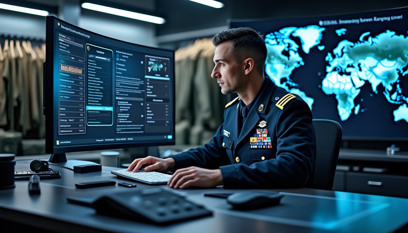 optimisez la gestion de vos tenues et équipements militaires grâce à notre solution en ligne innovante, sécurisée et facile à utiliser.