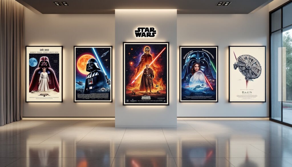 découvrez une sélection des plus belles affiches star wars pour sublimer votre intérieur. plongez dans l'univers culte de la saga avec ces posters incontournables à collectionner absolument !