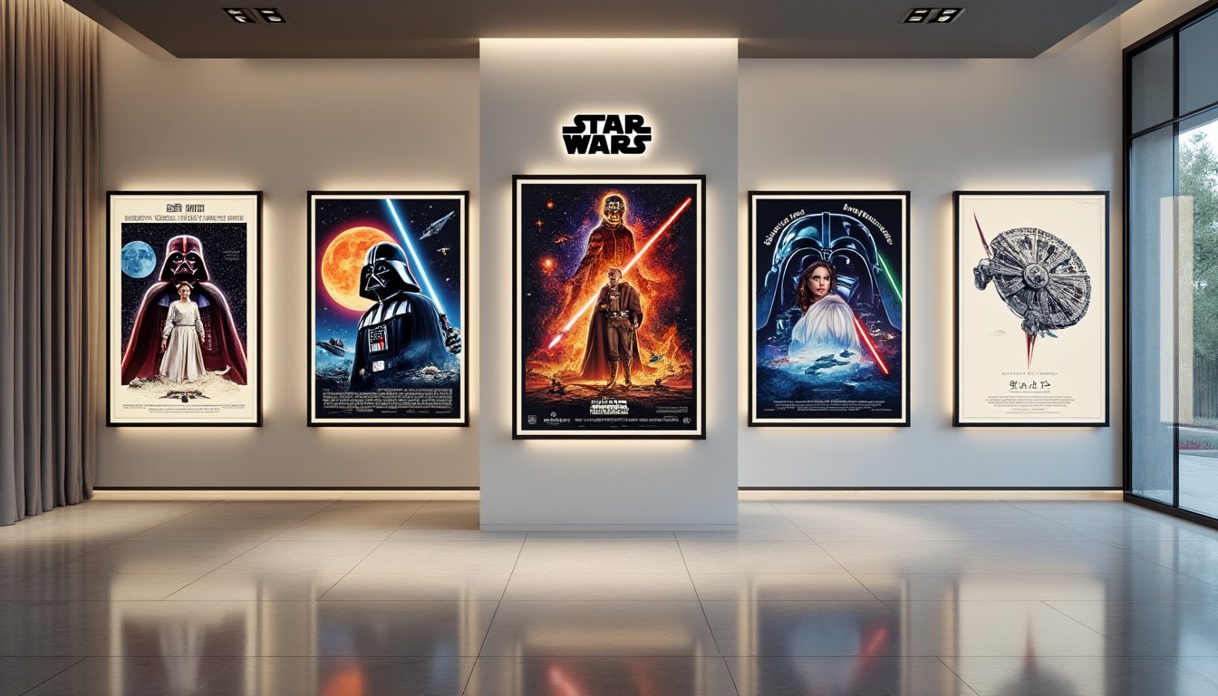 découvrez une sélection des plus belles affiches star wars pour sublimer votre intérieur. plongez dans l'univers culte de la saga avec ces posters incontournables à collectionner absolument !