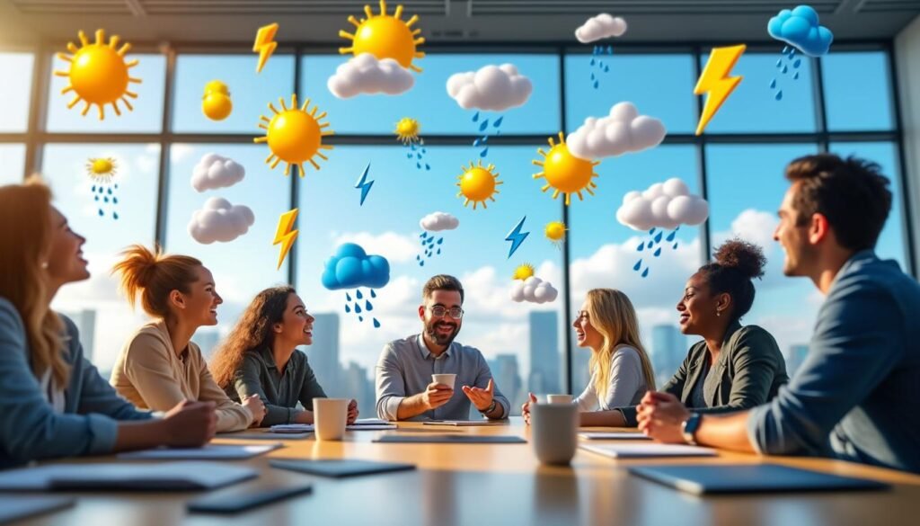 découvrez comment animer efficacement un rituel météo d’équipe avec des émojis pour dynamiser vos réunions, renforcer la cohésion et faciliter l’expression des émotions de chacun.