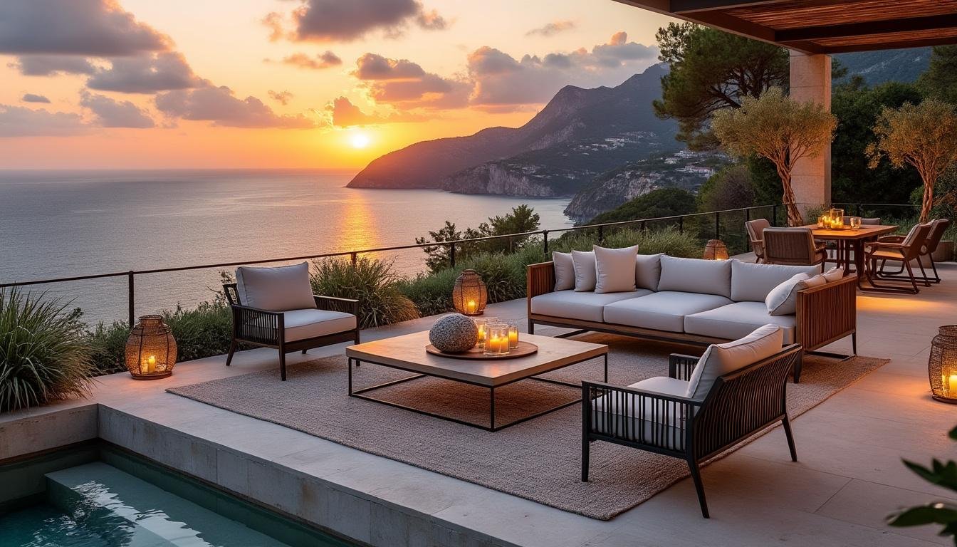 découvrez notre mobilier d’extérieur haut de gamme alliant élégance et qualité. profitez du sur-mesure fabriqué en france pour sublimer vos espaces extérieurs avec raffinement et durabilité.