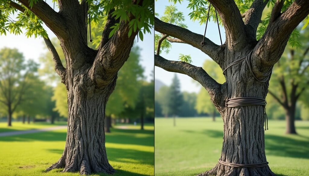 découvrez des techniques efficaces pour le haubanage des arbres et apprenez à éviter les erreurs fréquentes afin d'assurer leur stabilité et sécurité.