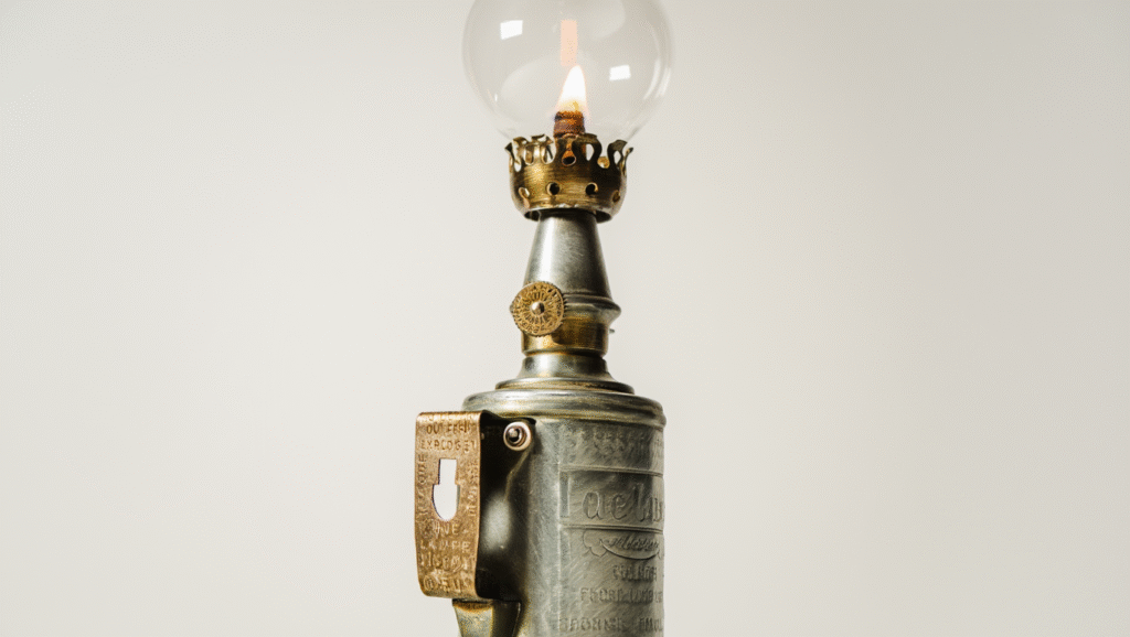 détail lampe pigeon